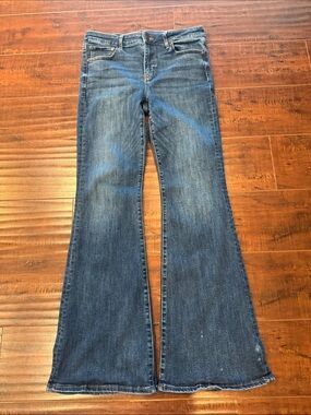 American Eagle Low-Rise Flare Jeans, Size 8